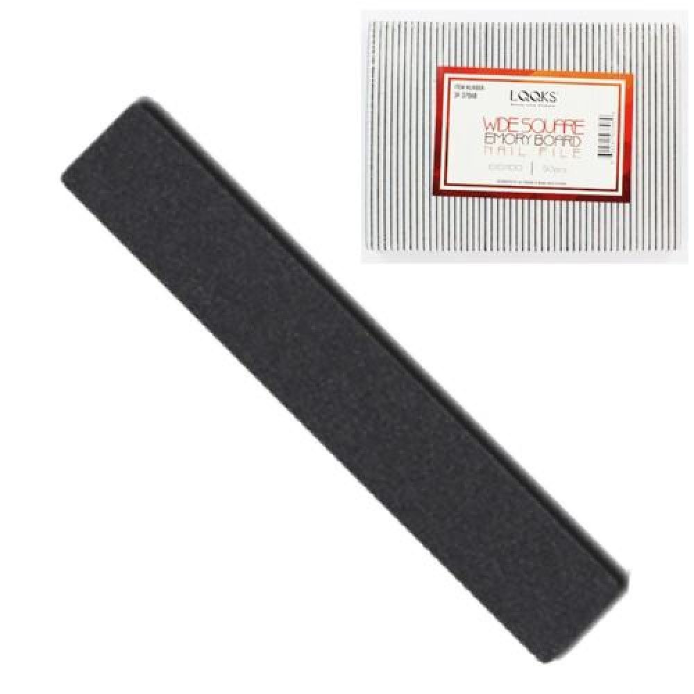 Ebo Wide Square Emery Board Nail File 100/100