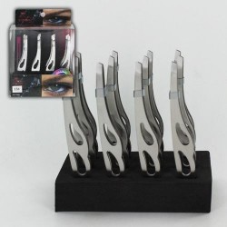 Ebo Stainless Steel Tweezer 1dz Display Set Ebo Stainless Steel Tweezer 1dz Display Set