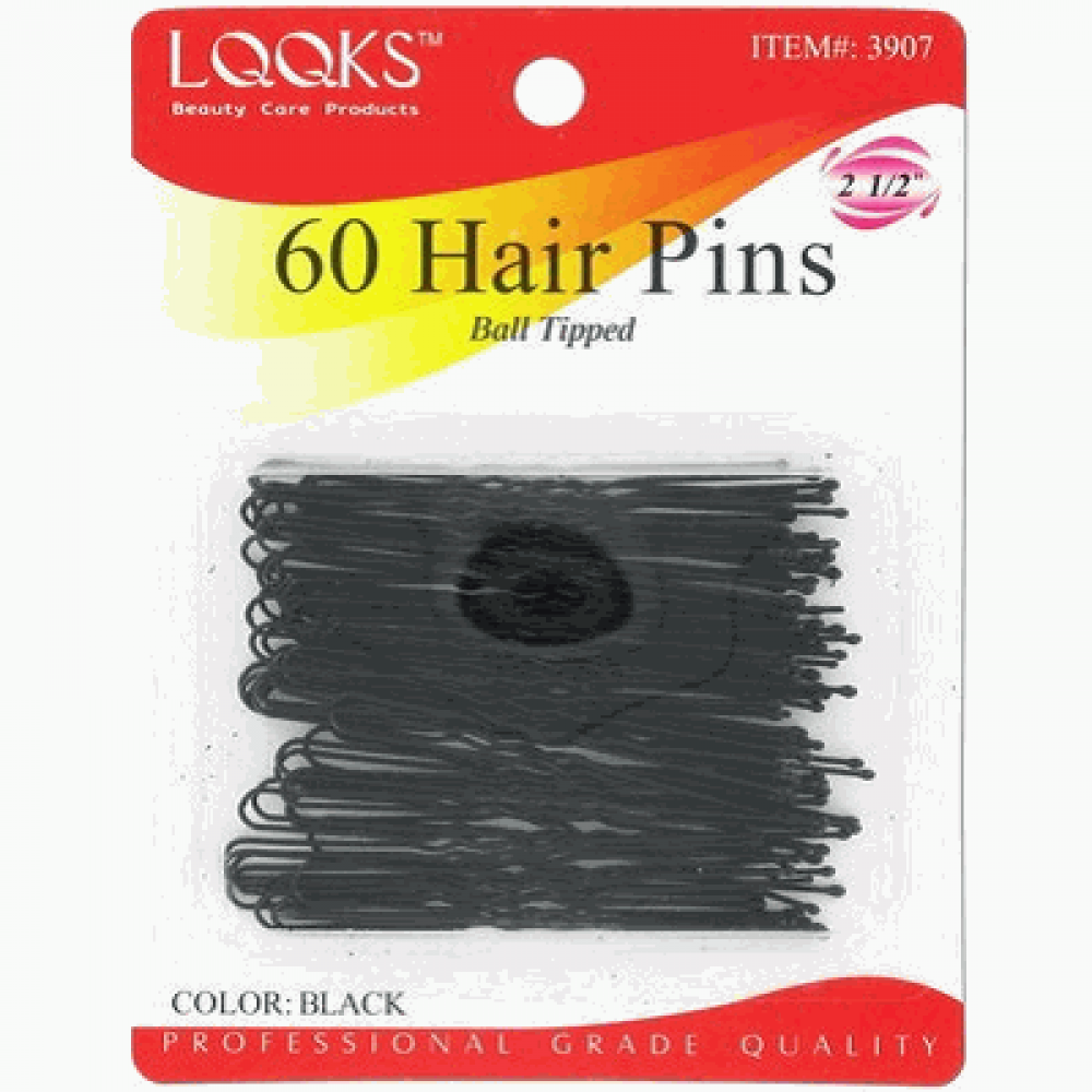 Ebo 2 1/2 Hair Pin Black 60ct