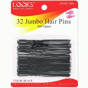 Ebo 3" Hair Pin 32ct Black Ebo 3" Hair Pin 32ct Black