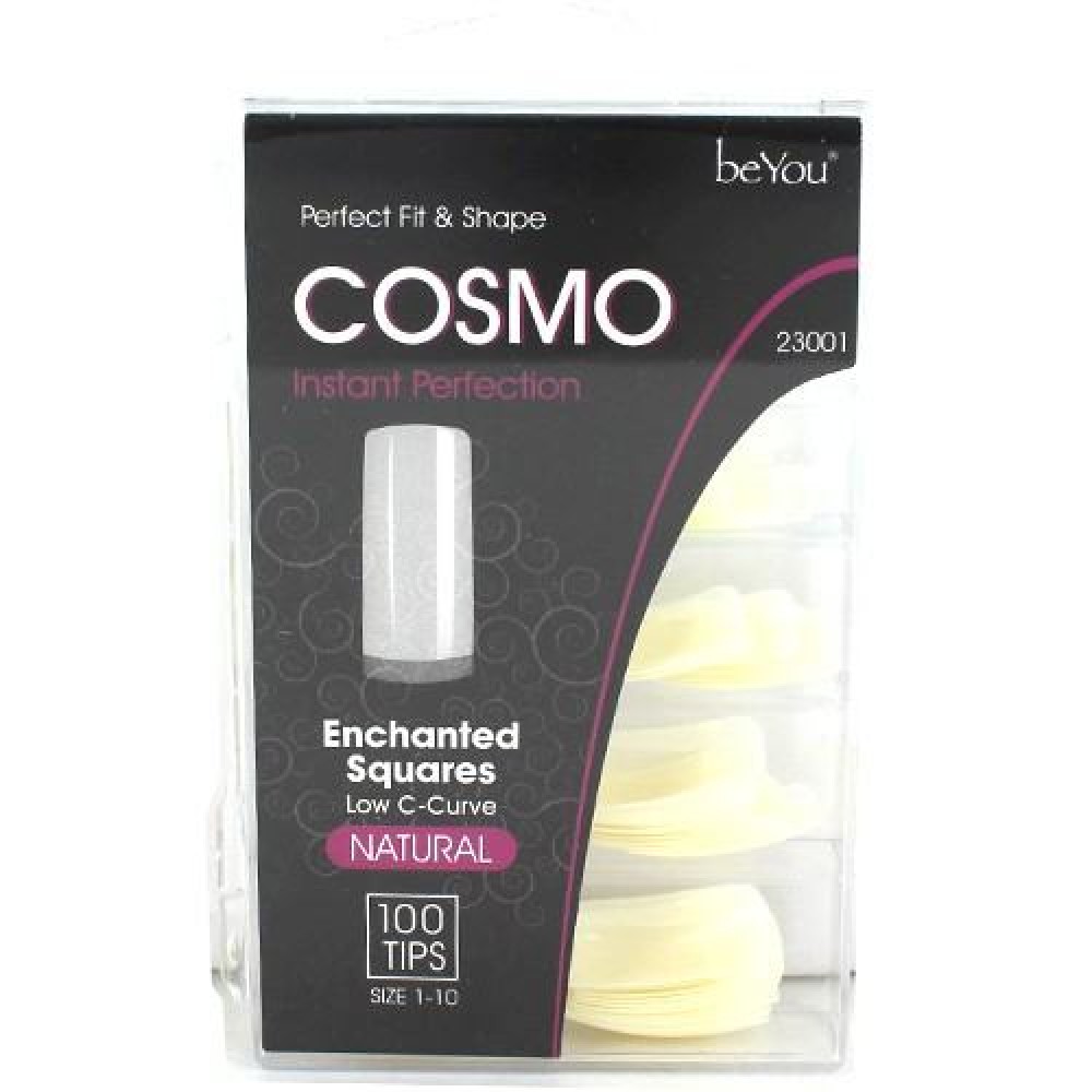 Ebo Be You Cosmo Square Nail 100 Tips/pk - Natural