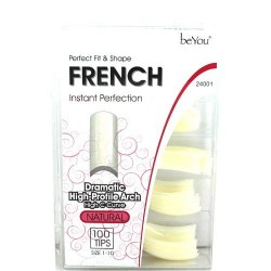 Ebo Be You French Nail 100 Tips/pk - Natural Ebo Be You French Nail 100 Tips/pk - Natural