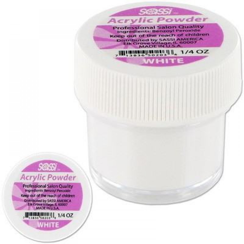 Ebo Sassi Acrylic Powder White 1/4oz