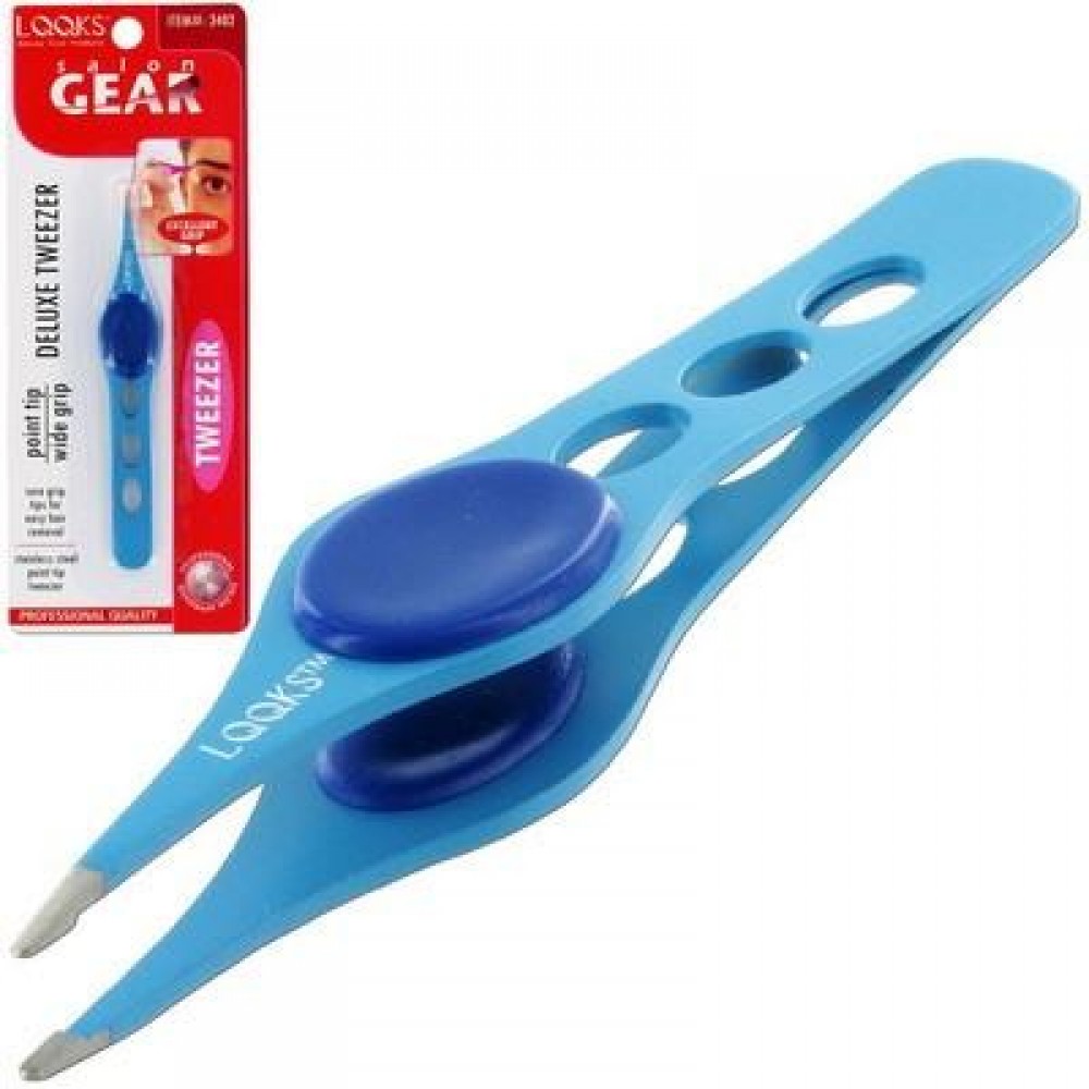 Ebo Salon Gear Deluxe Tweezer Point Tip Blister