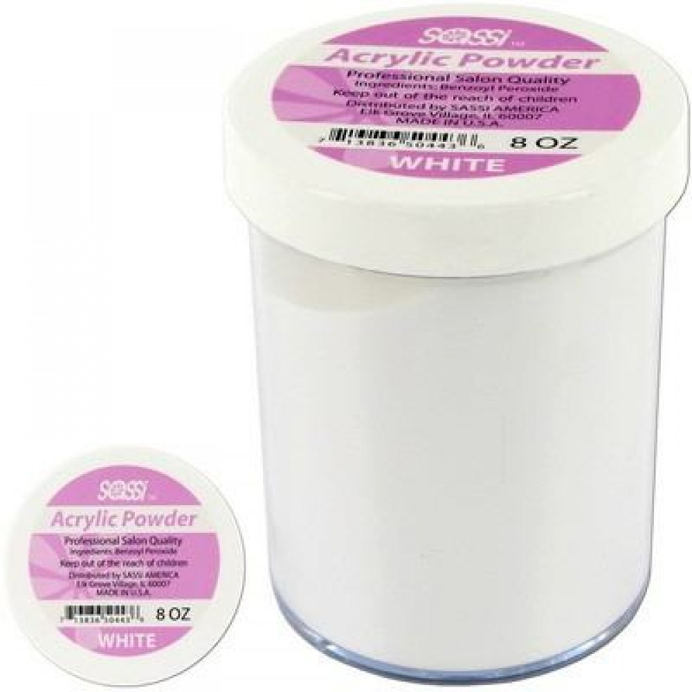 Ebo Sassi Acrylic Powder White 8oz