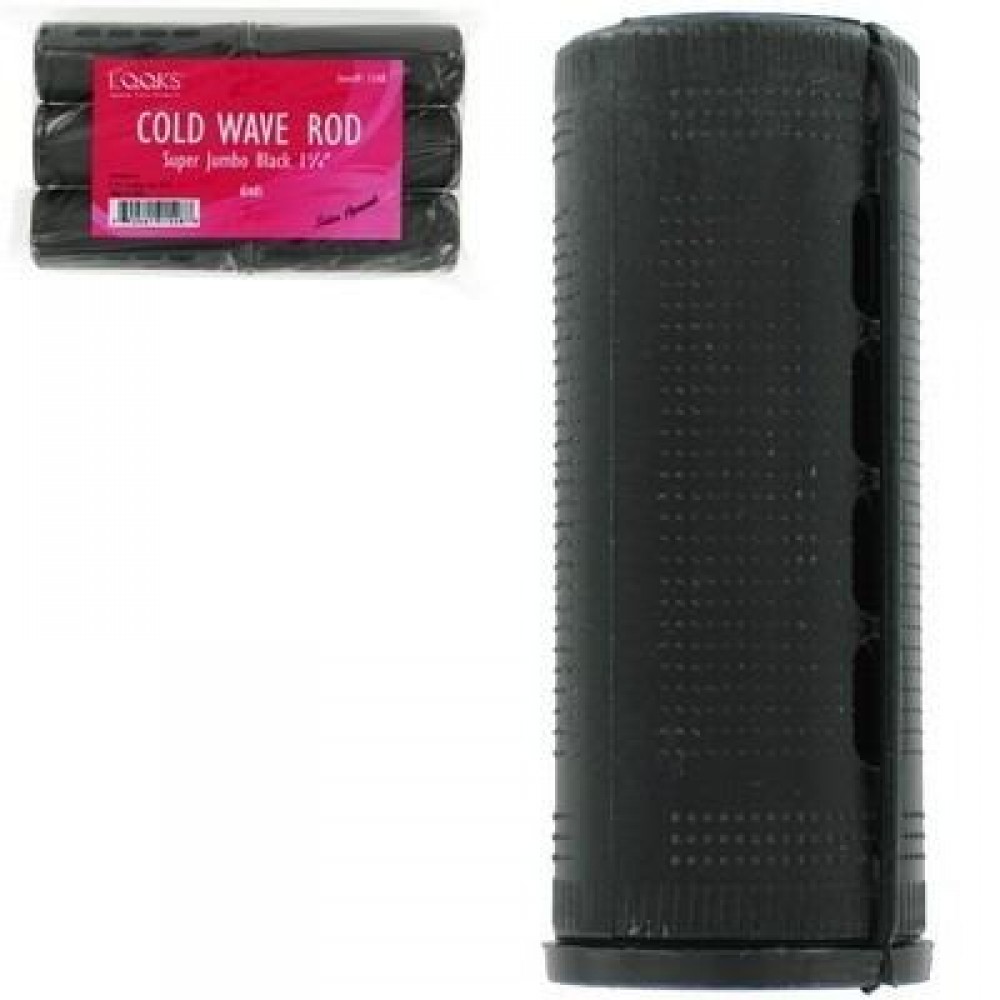 Cold Wave Rods Super Jumbo Black(12pk-6pc-72pcs)