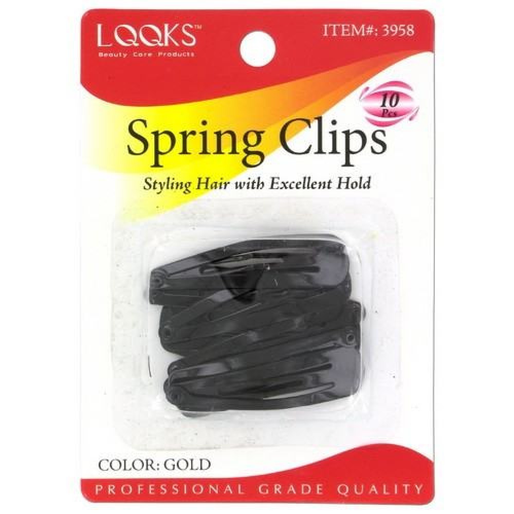 Ebo Spring Clips 10ct Black