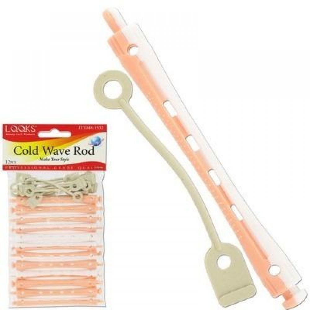 Cold Wave Rods 7mm Pink-white 12pc-pk