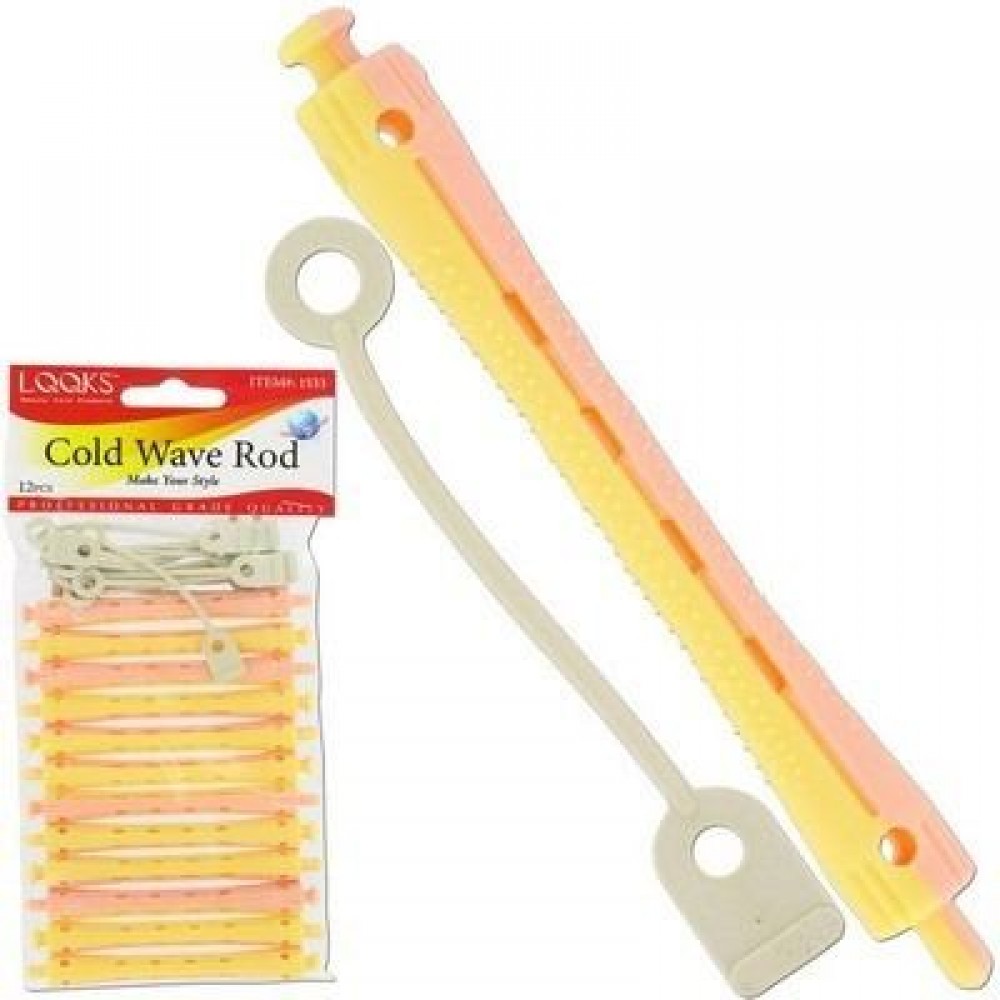 Cold Wave Rods 8mm Pink-yellow 12pc-pk