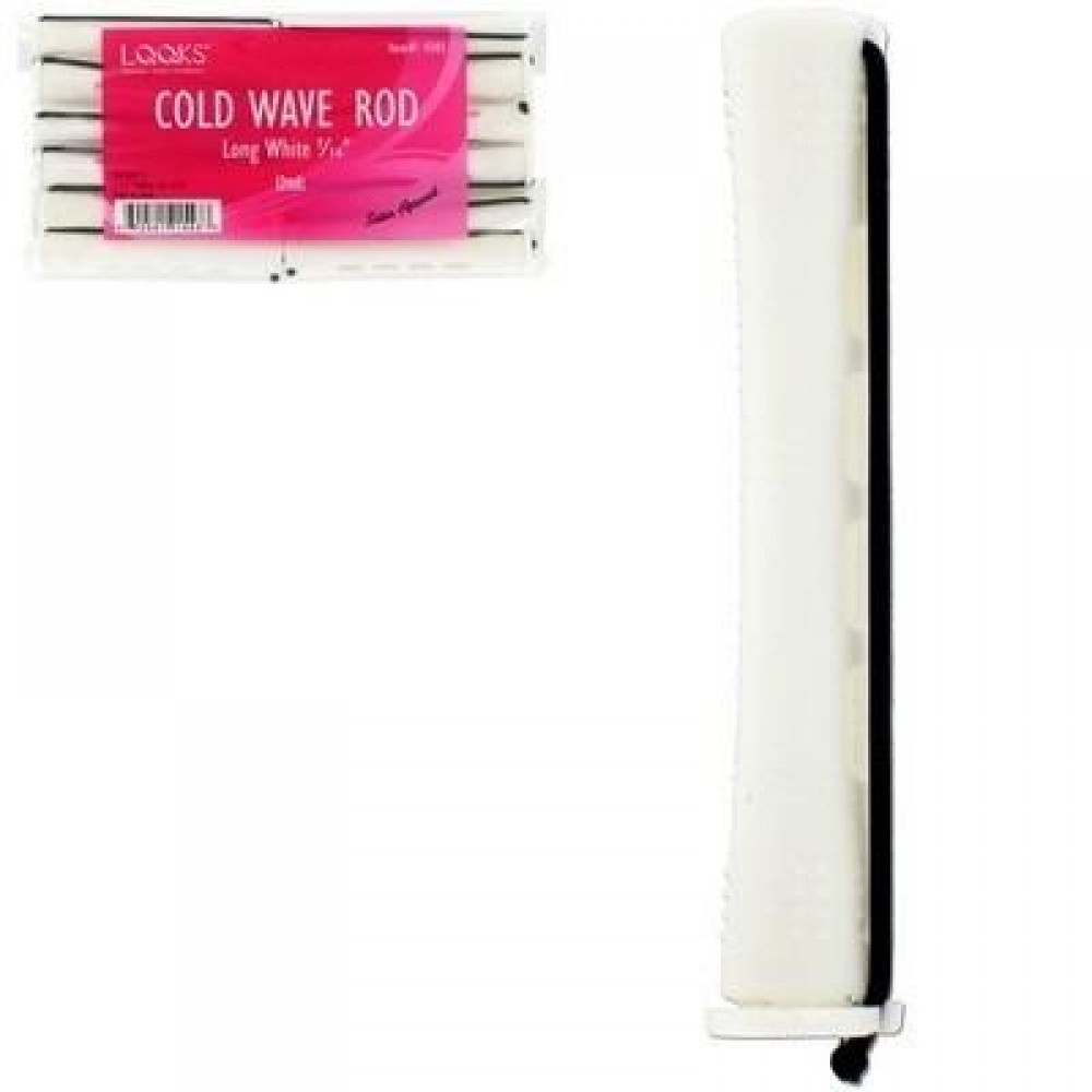 Cold Wave Rods Long White(12pk-12pc-144pcs Total)