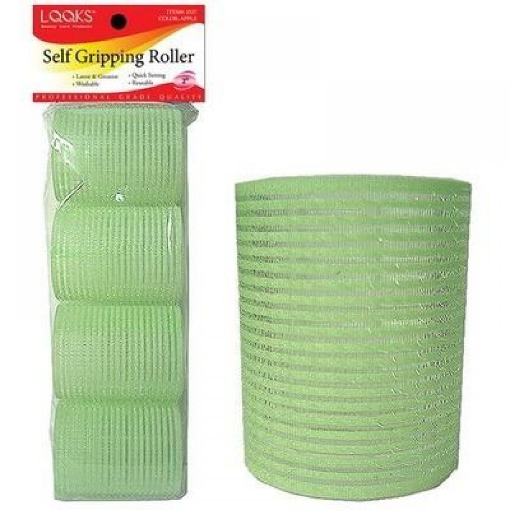 EBO Self-gripping Rollers 2 Green 4ct-pk