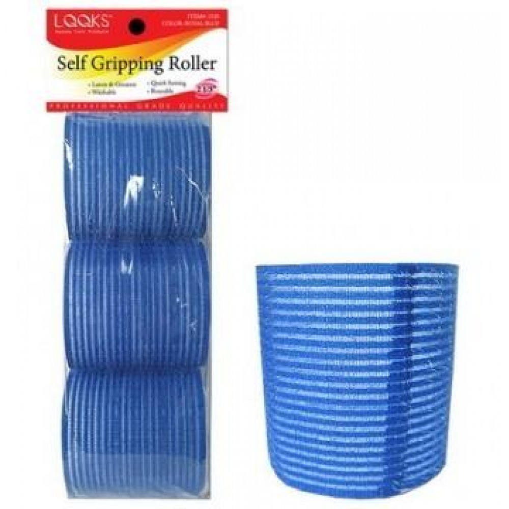 EBO Self-gripping Rollers 21-3 Blue 3ct-pk