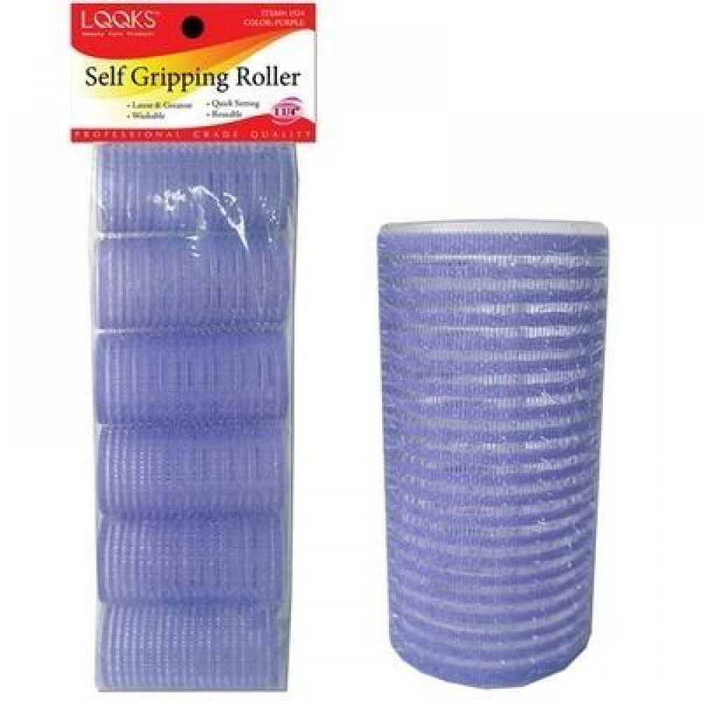 EBO Self-gripping Rollers 1 1-4 Purple 6ct-pk