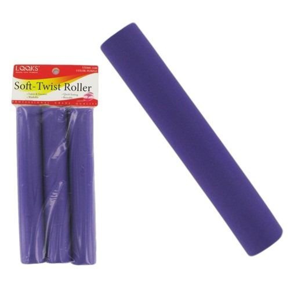 7 Soft-twist Roller 3ct Dk Purple 1 3-16