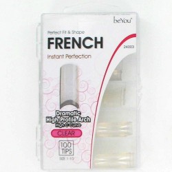Ebo Be You French Nail 100 Tips/pk - Clear Ebo Be You French Nail 100 Tips/pk - Clear