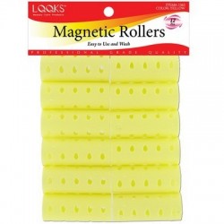 Magnetic Roller 12ct Yellow (dia 1") Magnetic Roller 12ct Yellow (dia 1")