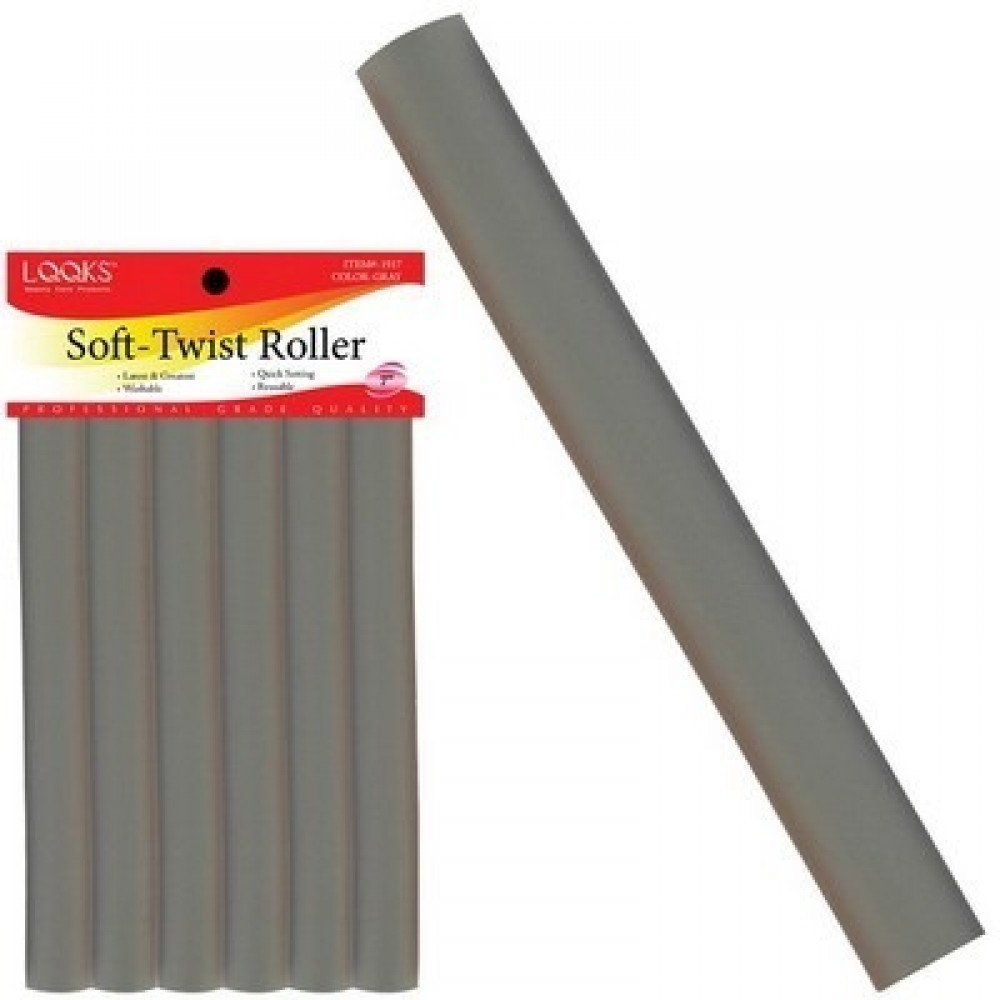 7 Soft-twist Roller 6ct Gray