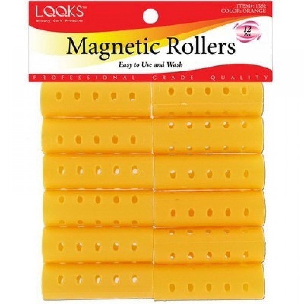 Magnetic Roller 12ct Orange (dia 7/8)