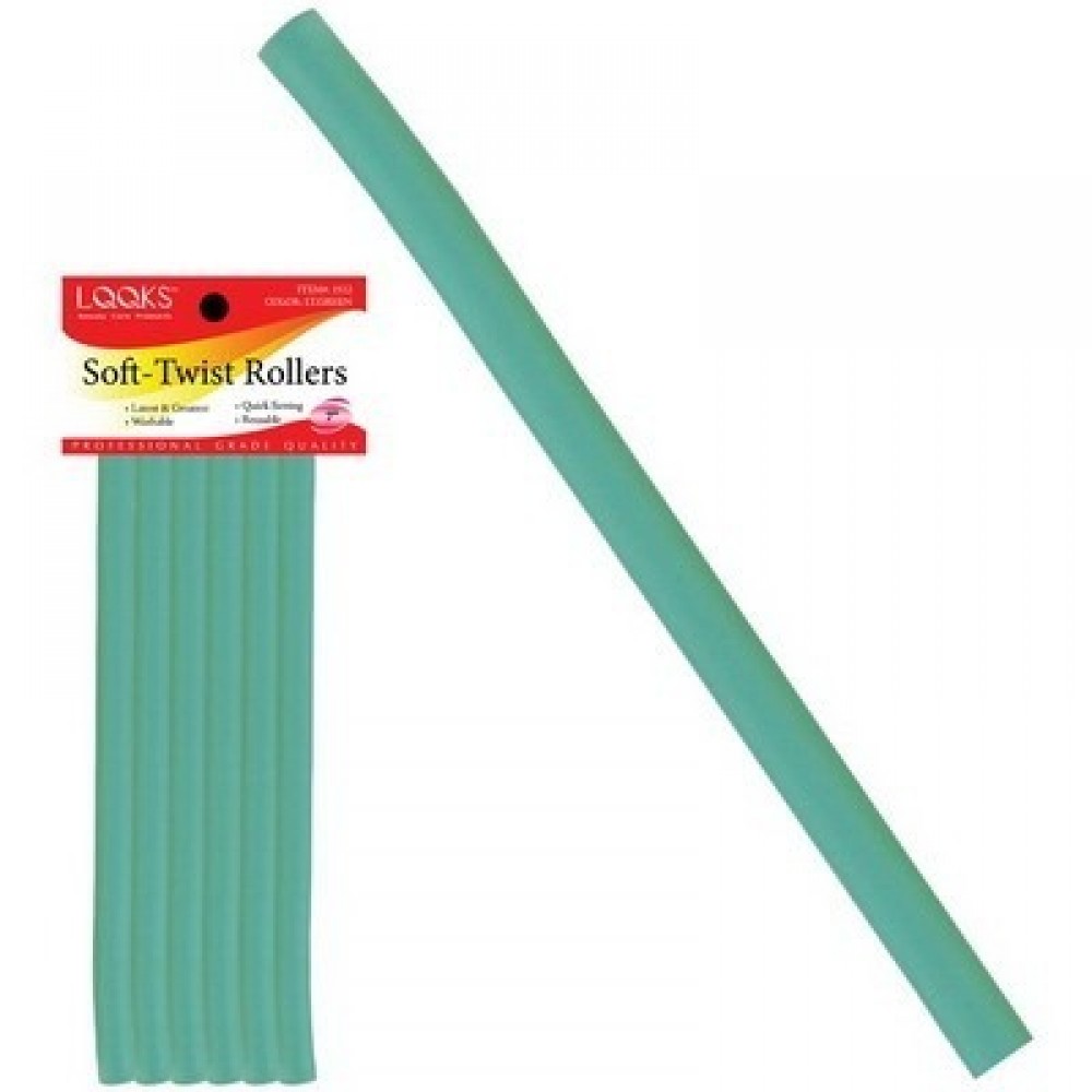 7 Soft-twist Roller 6ct Light Green
