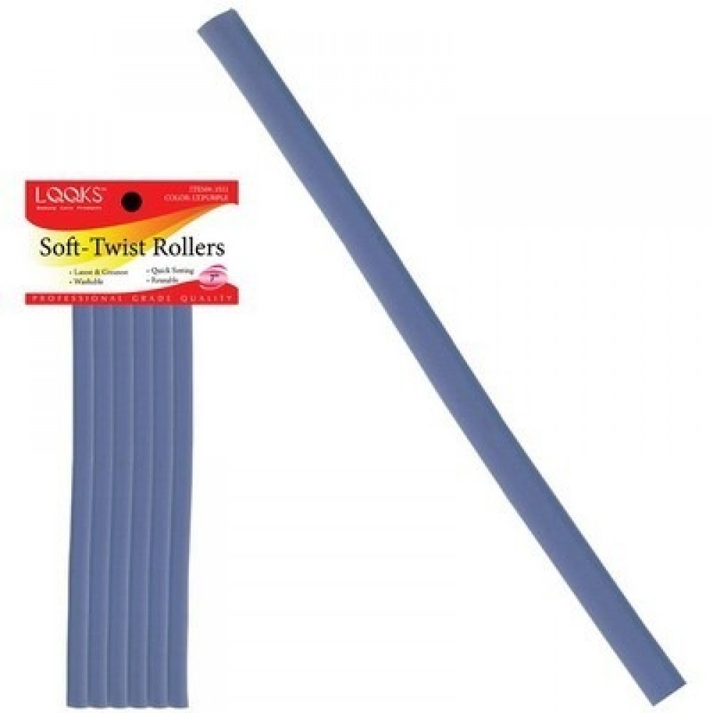 Ebo 7 Soft-twist Roller 6ct Light Purple
