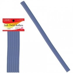 Ebo 7" Soft-twist Roller 6ct Light Purple