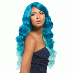 sensationnel empress synthetic lace front edge wig natural curved part  ashanti
