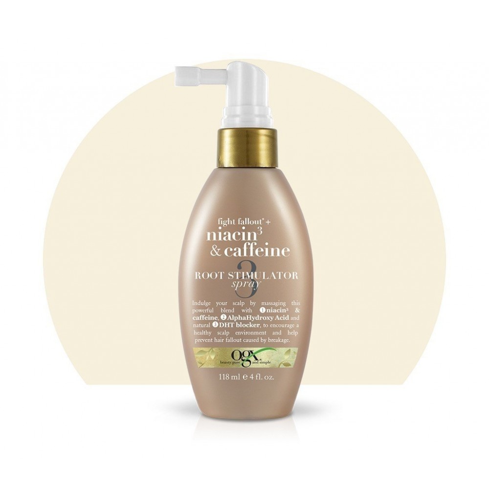 Ogx Fight Fallout + Niacin And Caffeine Root Stimulator Spray