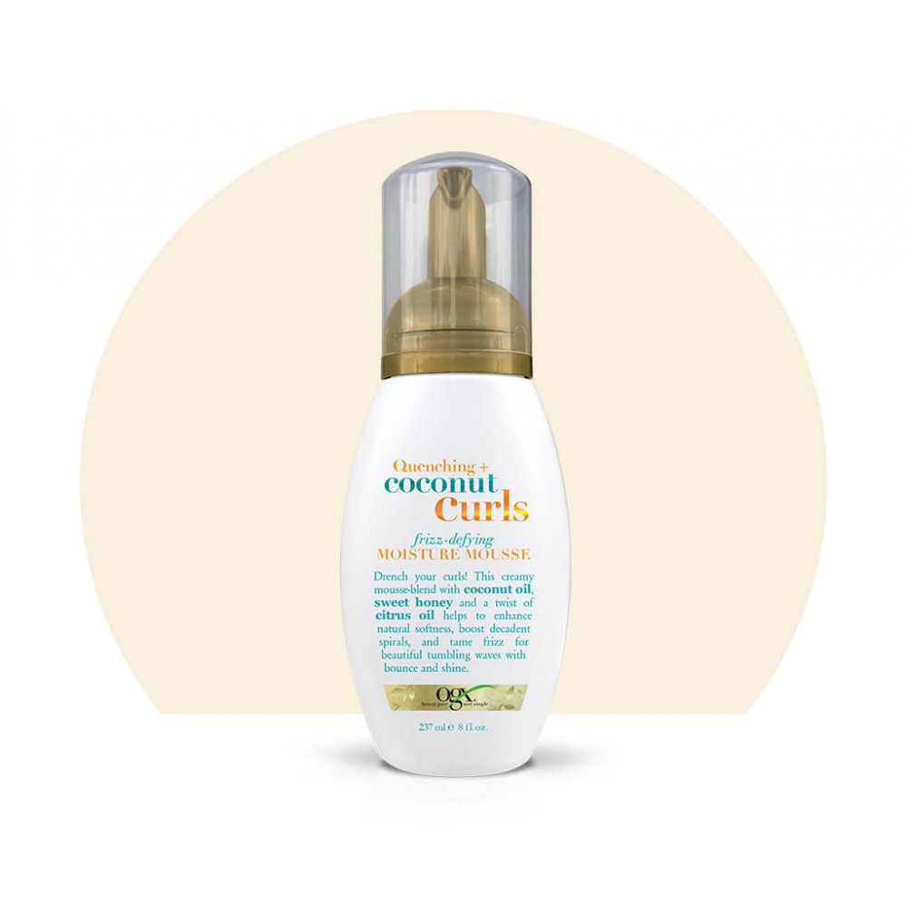 Ogx Quenching + Coconut Curls Frizz-defying- Moisure- Mousse