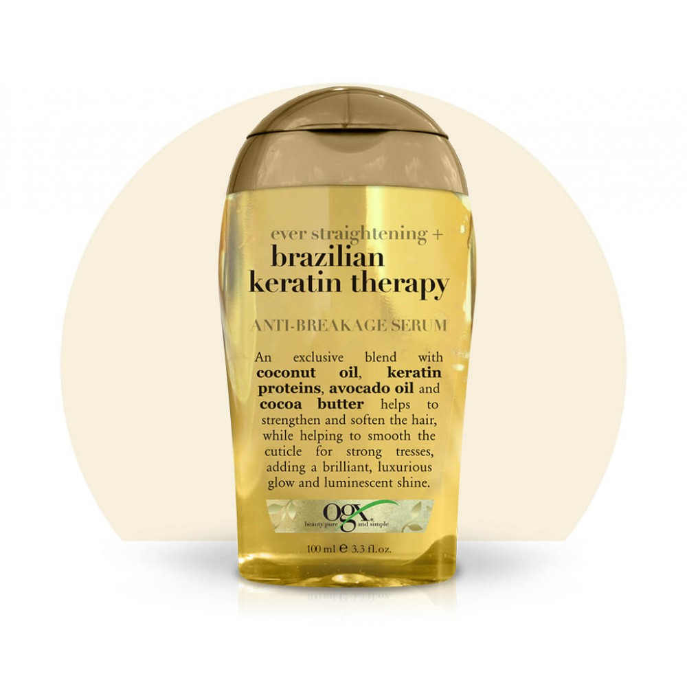 Ogx Ever Straightening + Brazilian- Keratin Therapy Anti- Breakage Serum Ogx Ever Straightening + Brazilian- Keratin Therapy Anti- Breakage Serum