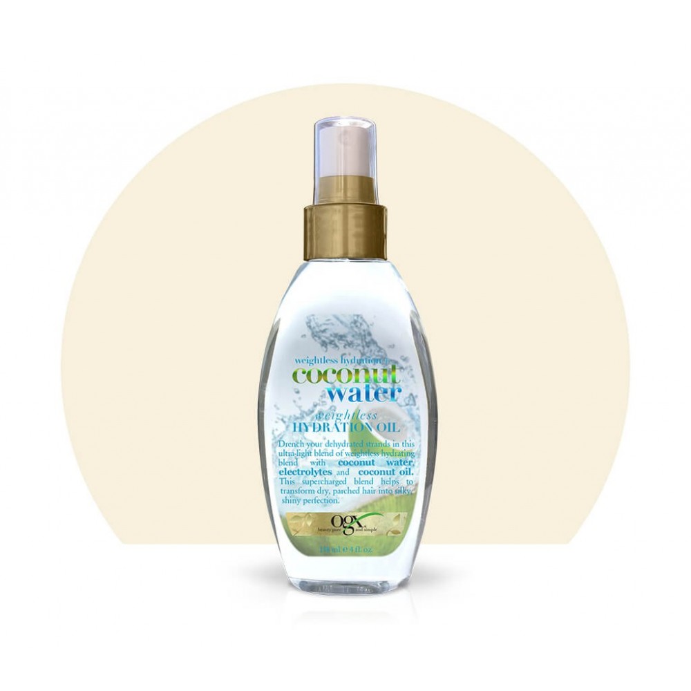ogx weightless hydration coconut water hydration oil