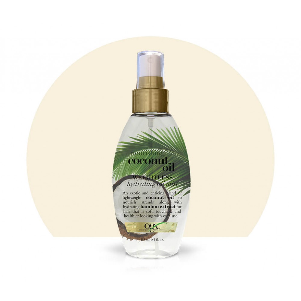 ogx nourishing + coconut milk weightless-hydrating oil mist