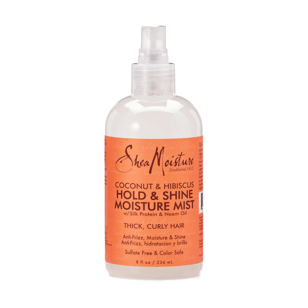 shea moisture coconut & hibiscus hold & shine moisture mist 8oz