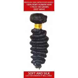 Brazilian Unprocessed 100% Virgin Remy Human Hair Weave Deep Wave Brazilian Unprocessed 100% Virgin Remy Human Hair Weave Deep Wave