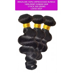 Brazilian Unprocessed 100% Virgin Remy Human Hair Weave Loose Wave Combo Brazilian Unprocessed 100% Virgin Remy Human Hair Weave Loose Wave Combo