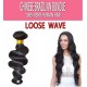 Brazilian Unprocessed 100% Virgin Remy Human Hair Weave Loose Wave