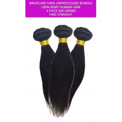 Brazilian Unprocessed 100% Virgin Remy Human Hair Weave Yaki Straight Combo Brazilian Unprocessed 100% Virgin Remy Human Hair Weave Yaki Straight Combo