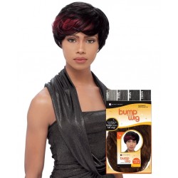 SENSATIONNEL BUMP WIG 100% HUMAN HAIR FULL WIG FEATHER CHARM GREY COLLECTION