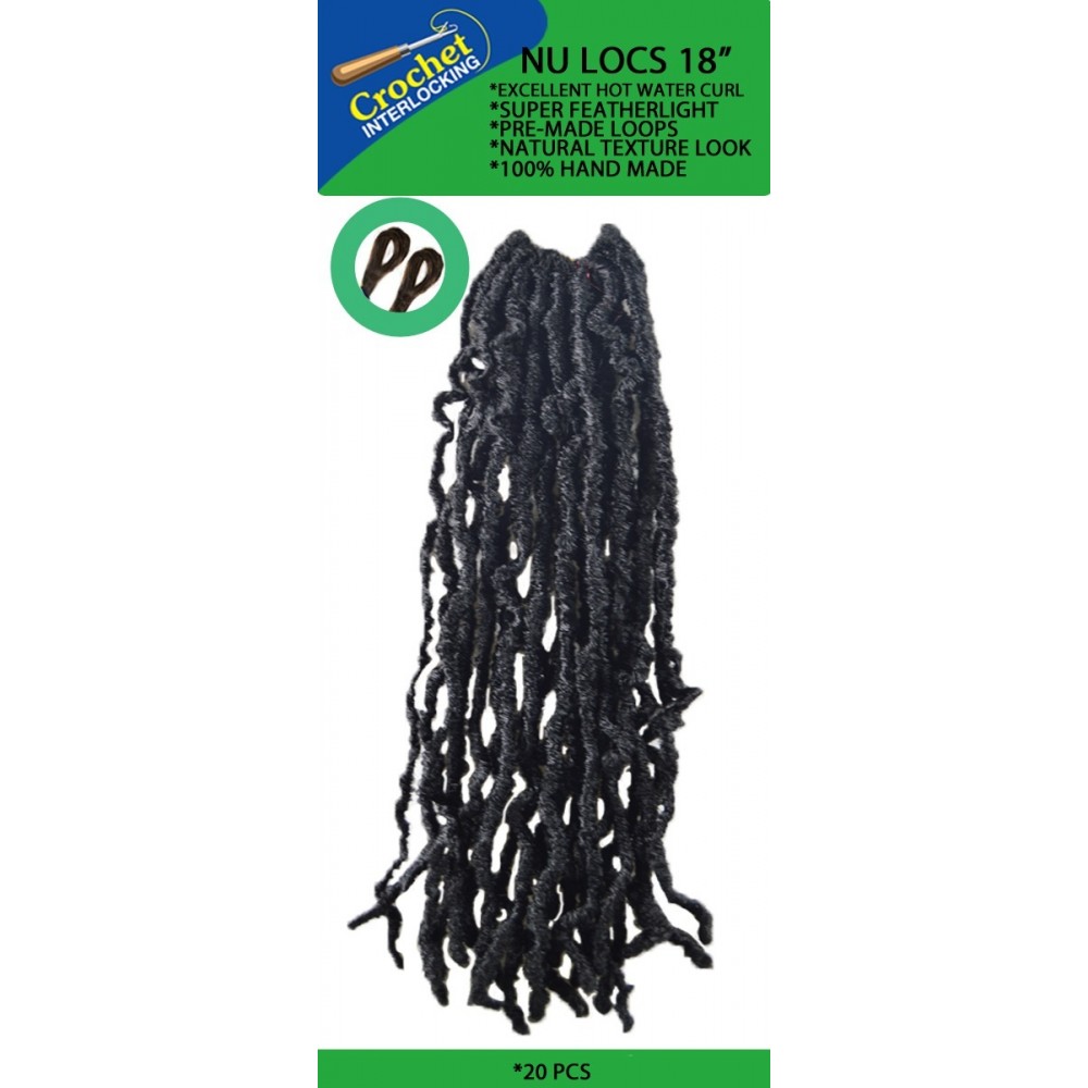 Bobbi Boss Synthetic Hair Crochet Braids Loop Nu Locs 18