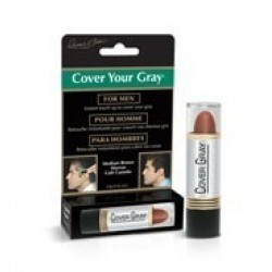 cover your gray hair men's touch-up stick - medium brown cover your gray hair men's touch-up stick - medium brown