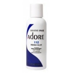 Adore Semi Permanent Hair Color 112 Indigo Blue Adore Semi Permanent Hair Color 112 Indigo Blue