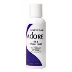 Adore Semi Permanent Hair Color 113 African Violet Adore Semi Permanent Hair Color 113 African Violet