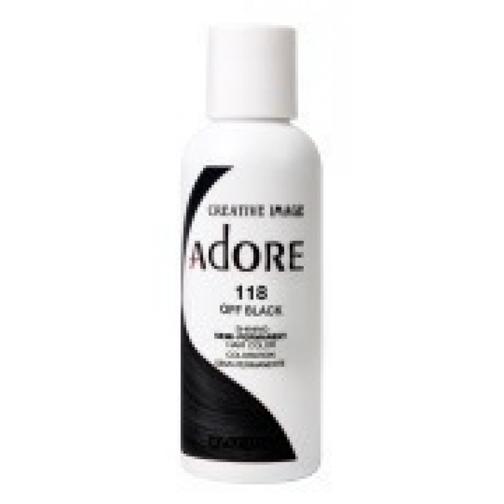 Adore Semi Permanent Hair Color 118 Off Black