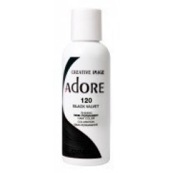 Adore Semi Permanent Hair Color 120 Black Velvet