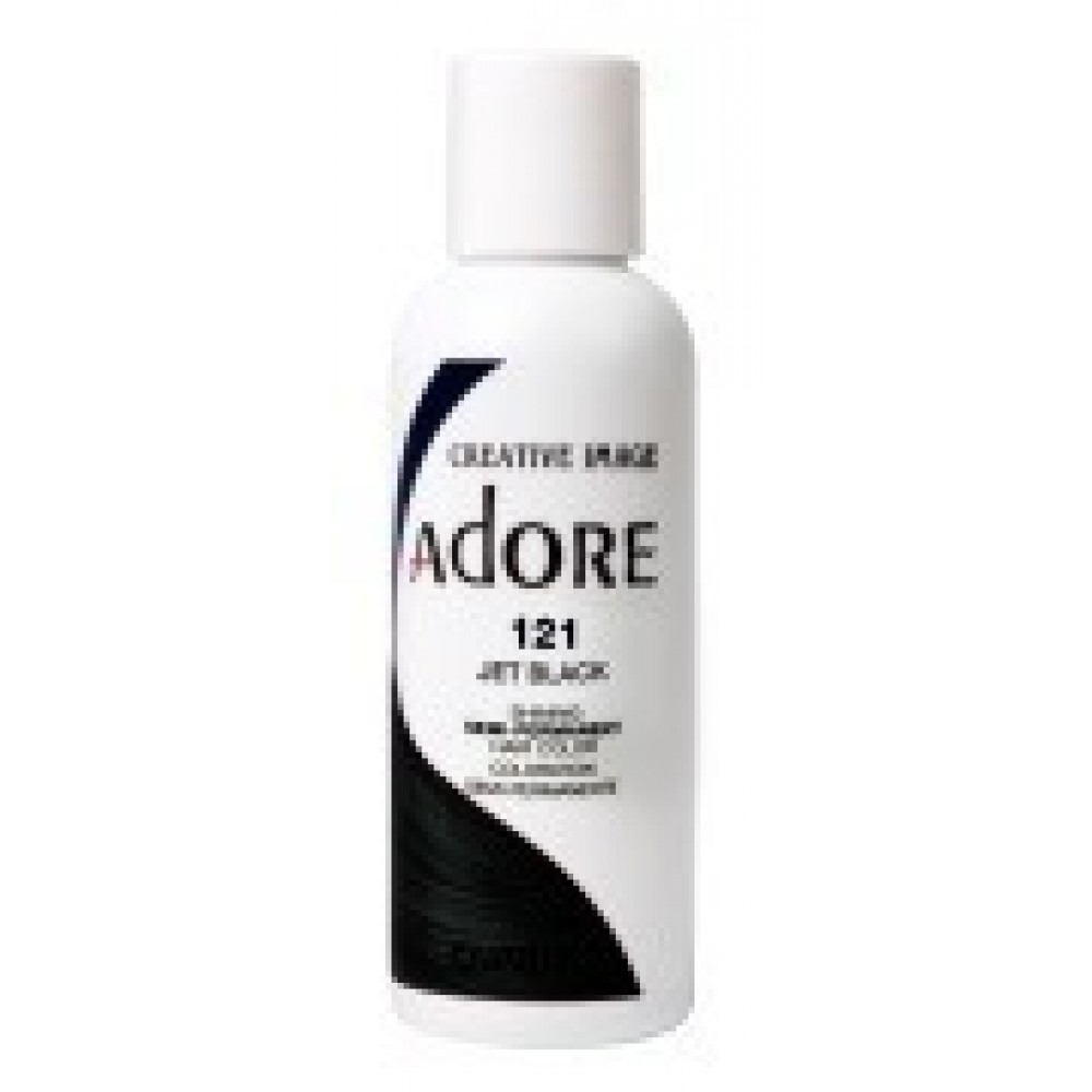 Adore Semi Permanent Hair Color 121 Jet Black