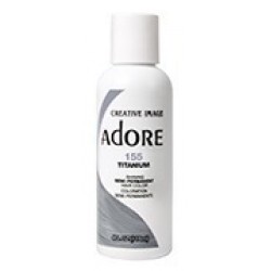 Adore Semi Permanent Hair Color 155 Titanium