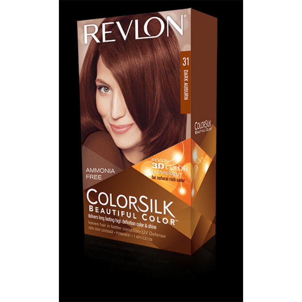 Revlon Colorsilk Beautiful Color Permanent Hair #31 Dark Auburn