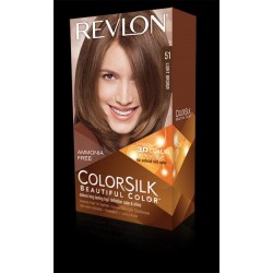 revlon colorsilk beautiful color permanent hair #51 light brown revlon colorsilk beautiful color permanent hair #51 light brown