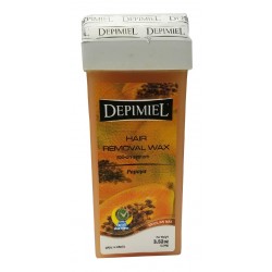 Depimiel Brazilian Hair Removal Wax Roll On System With Papaya 3.52oz Depimiel Brazilian Hair Removal Wax Roll On System With Papaya 3.52oz
