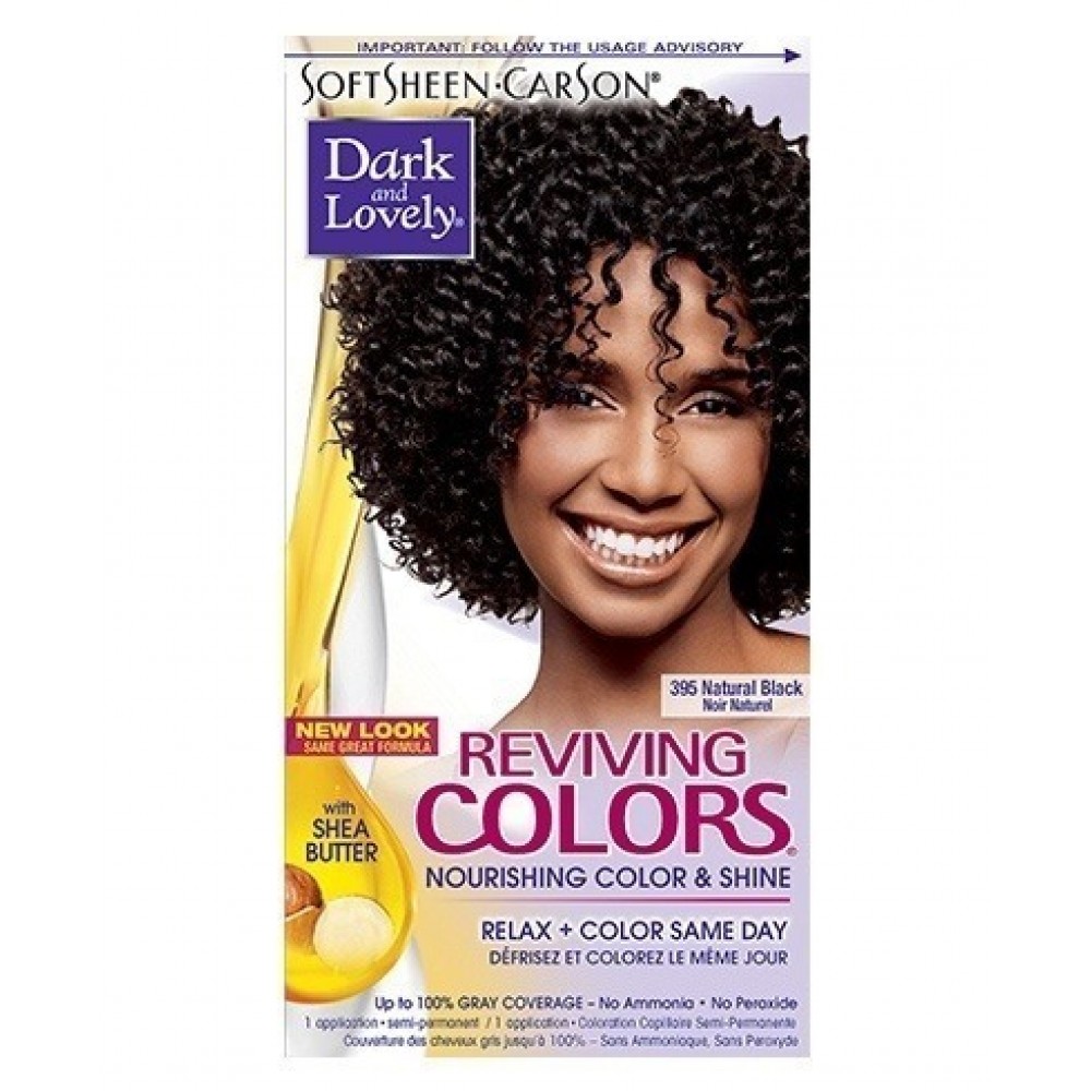 dark and lovely reviving color #395 - natural black