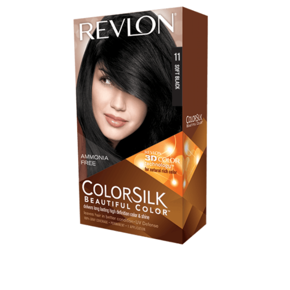 Revlon Colorsilk Beautiful Color Permanent Hair #11 Soft Black